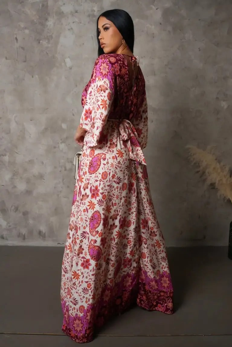 Breath Of Fresh Air Maxi Dress- Multi