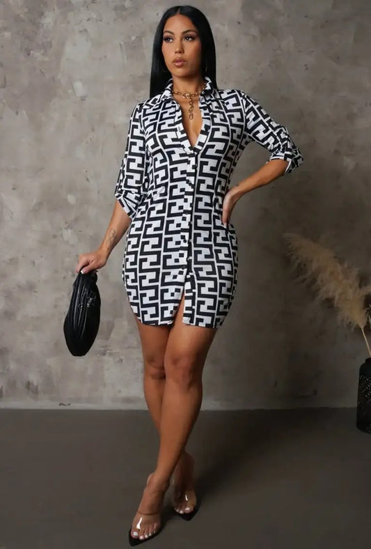 Keep Me Close Mini Dress- Black
